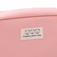 thumbnail image 2 of Cartuchera Estuche de lona para lápices Bolsa de cosméticos multicapa con cremallera de gran capacidad (rosa) Wdftyju Libre de BPA, 2 of 3