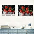 thumbnail image 6 of JRXY Fruit Prints Canvas Wall Art Kitchen Decor Fresh Strawberry Fruit in Water Pictures Posters Modern Landscape Artwork for Dining Room Living Room Bedroom  20x16inch, 6 of 6