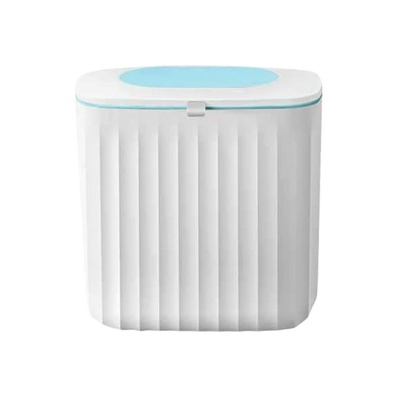 Gnwei Kitchen Compost Bin Hanging Trash Can with Lid 2.1 Gallon Stainless Steel Garbage Can for Kitchen Cabinet Door Mounted Trash Can Under Sink Door RV Bathroom