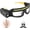 Yellow, variant on Mechanic Glasses with Light, Rechargeable LED Glasses with Motion Sensor – 800 Lumen Safety Glasses with Lights, 5 Modes USB C Headlight for Running Mechanics Camping Fishing
