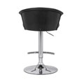 thumbnail image 4 of Tabouret de Cuisine en Similicuir Réglable Kenzie en Noir, 4 of 5