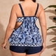 thumbnail image 3 of Plus Tamaño Traje de Baño de las Mujeres Gordo Bloque de Color Bikini Conjunto con Detalles de Bornilla para la Playa Y la Piscina, 3 of 7