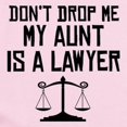 thumbnail image 2 of CafePress - My Aunt Is A Lawyer Body Suit - Baby Light Bodysuit, Size Newborn - 24 Months, 2 of 4