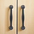 thumbnail image 4 of Door Handle  Sturdy Door Handle  Door Handle For Cabinet Sturdy Durable Black Door Handle For Cabinet Wardrobe Drawer Cupboard1# ANGGREK Door Handle, 4 of 8