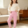 thumbnail image 6 of Maean Little Girls Thermal Leggings Toddler Kids Fall Winter Warm Comfy Bottoms Soft Stretchy Legging, 6 of 7