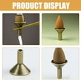 thumbnail image 3 of Cono porta incienso, 5 piezas, soporte antirreflujo, accesorios para incensario, soporte pequeño, marco base de metal, 3 of 6
