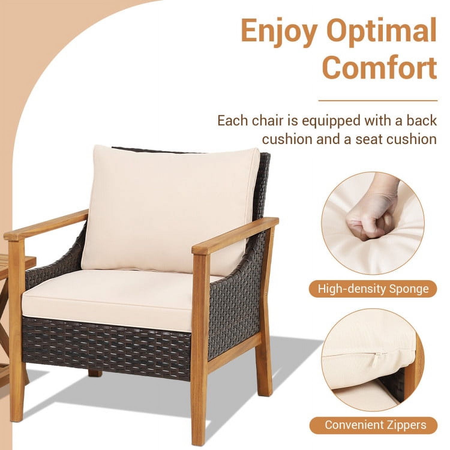 Aimee Lii 3 Pieces Patio Wicker Furniture Set with 2-Tier Side Table, Patio Table and Chairs Set, Natural Aimee Lii 3 Pieces Patio Wicker Furniture Set with 2-Tier Side Table, Patio Table and Chairs Set, Natural