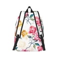 thumbnail image 3 of Balery Colorful Flowers Vintage Canvas Backpack for Men and Women - Large Capacity, Durable Travel Laptop Bag for School, Work, Hiking, and Outdoor Activities, 3 of 7