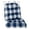 Navy, variant on Klear Vu Patio Indoor/Outdoor 19" x 18" Jurby Chair Cushion - Set of 2