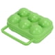 thumbnail image 3 of Contenedor de huevos, Portador de almacenamiento de huevos portátil Caja de contenedor de portador de huevos Caja protectora de huevos de plástico Diseño aerodinámico, 3 of 8