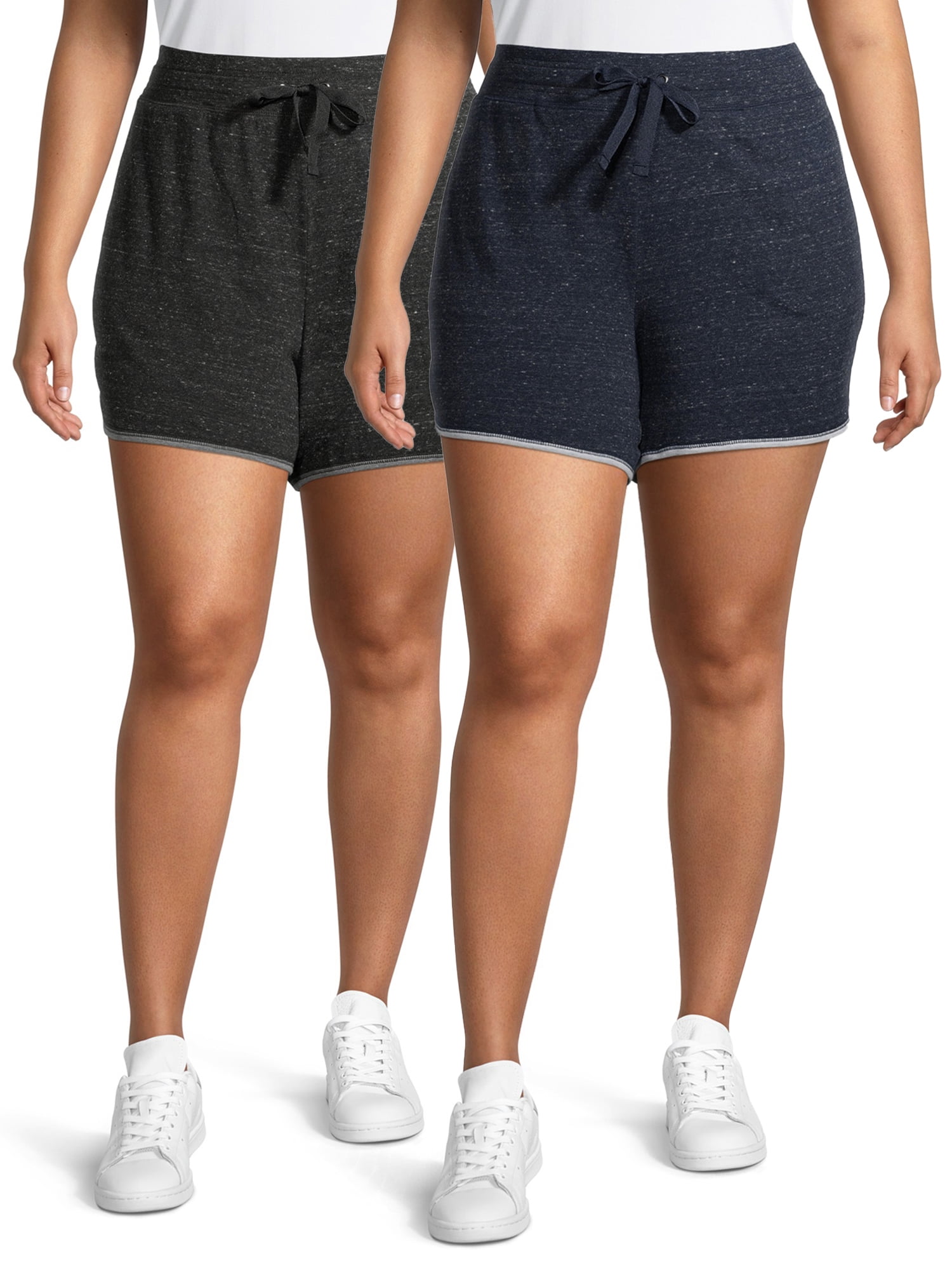 Athletic Works Women's Plus Size Athleisure Short Bundle
