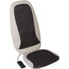 Relaxzen 60-2955 Full Back Shiatsu and Rolling Massage Cushion with Heat, Beige and Black