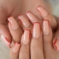 thumbnail image 1 of Puntas de manicura francesa con degradado beige Uñas postizas naturales preciosas y elegantes Uñas descoloridas Diseñadas a presión en las uñas de manicura Tan Jianjun unisex, 1 of 2