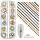 thumbnail image 1 of Accesorios para decoración de uñas, cadena de joyería para decoración de uñas, 12 rejillas, pegatinas decorativas para decoración de uñas, cadena de metal, cadena para uñas, 1 of 2