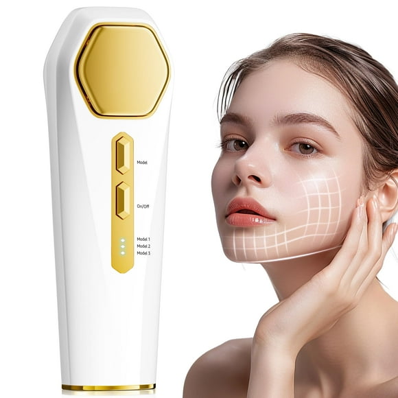 Masajeador facial con luz de leche, 3 modos, terapia de luz roja para cara y cuello, dispositivo de estiramiento facial, cuidado de la piel, herramienta de masaje facial, regalos de cumpleaños para mu