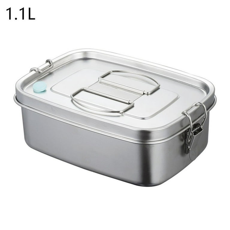 Stainless Steel Bento Box, Small Metal Lunch Containers, Metal Bento Box  for Kids & Adults, Dishwasher Safe, 900/1100/1500ml - China Lunch Containers  and Metal Lunch Containers price