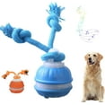 thumbnail image 1 of Yobensun Dog Toy-utomatic Dog Walker Interactive Waggle Ball Toy, with Speedy Rolling Action and Wagging Rope, Bite & Wear-Resistant, USB Rechargeable (Blue), 1 of 8