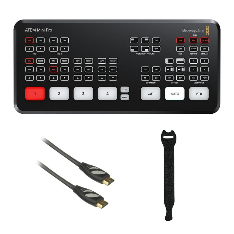 Blackmagic Design ATEM Mini Pro HDMI Live Stream Switcher with 6