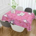thumbnail image 4 of SKYSONIC 60"x120" Square Tablecloth with Pink Unicorn Prints, Anti-Wrinkle and Smooth Table Cloth for Kitchen/Home Party Decoration, 4 of 7