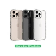 onn Protective Gel Phone Case for iPhone 16 Pro Max - Clear