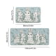 thumbnail image 2 of Juego de 2 Tapetes de Cocina de Pascua | Alfombras Antideslizantes de Poliéster de 40 X 60 Cm y 40 X 120 Cm | Tapetes Suaves, Cómodos, Lavables y Discretos | Alfombras para Decoración Del Hogar y Fie, 2 of 6