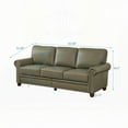 thumbnail image 4 of Modern Taupe Faux Leather 2+3 Sectional Sofa 82.68"L x 31.89"W x 34.5"H with Storage, 4 of 10