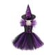 thumbnail image 3 of Disfraz de maléfica de bruja para niñas, vestido de malla negra de lujo, Reina demonio, bruja, Halloween, Carnaval, ropa de fiesta, 3 of 5