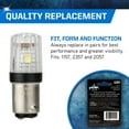 thumbnail image 2 of PEAK 1157LED-2BPP Bright White LED Bulbs for Turn Signals, Blinkers, License Plate, Car Interior, Brake Tail Lights, Pack of 2, 2 of 3