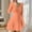 *Orange, variant on ClodeEU Womens V-Neck Stretch Mini Dress with Bell Sleeve,Casual Slim Fit Dress White,Womens Plus S