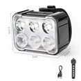 thumbnail image 3 of Luces Delanteras y Traseras para Bicicleta, Impermeables, Recargables por USB, para Uso Diario en Bicicleta, 3 of 7