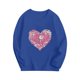 thumbnail image 5 of Blusas y camisas de manga larga con cuello redondo CUHK Top estampado de cuello redondo para primavera y verano Jersey informal Camisa básica de manga larga para niños y niñas Blusa de poliéster para, 5 of 6