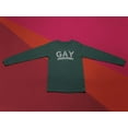 thumbnail image 5 of Old Glory Mens Christmas Official Gay Apparel Vintage Retro Funny Long Sleeve T Shirt, 5 of 6