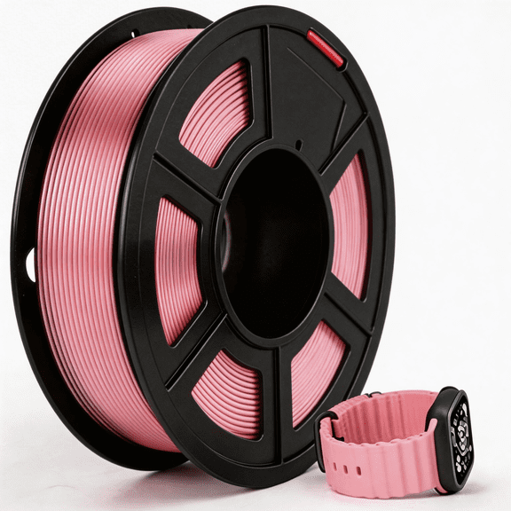 Pink 95A TPU 3D Printer Filament, 250g Spool, 1.75mm, for FDM 3D Printers