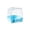 bleu, variante sur Boîte de Bain Transparente pour Perroquet Accessoires de Cage pour Oiseaux Fournitures Baignoire Bain pour Perruche Oiseaux de Compagnie Canari Perruches Perroquet