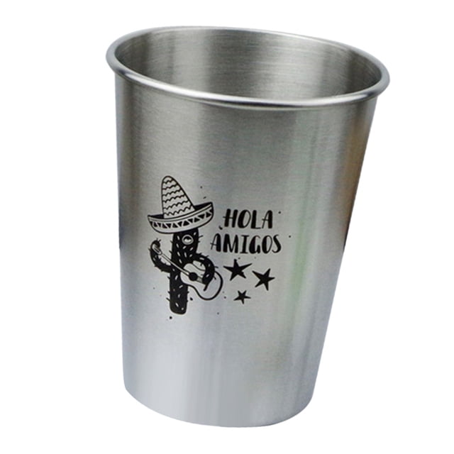 Vasos de Acero Inoxidable para Y s Vasos de para Beber Viajes para re Soledad Taza de acero inoxidable