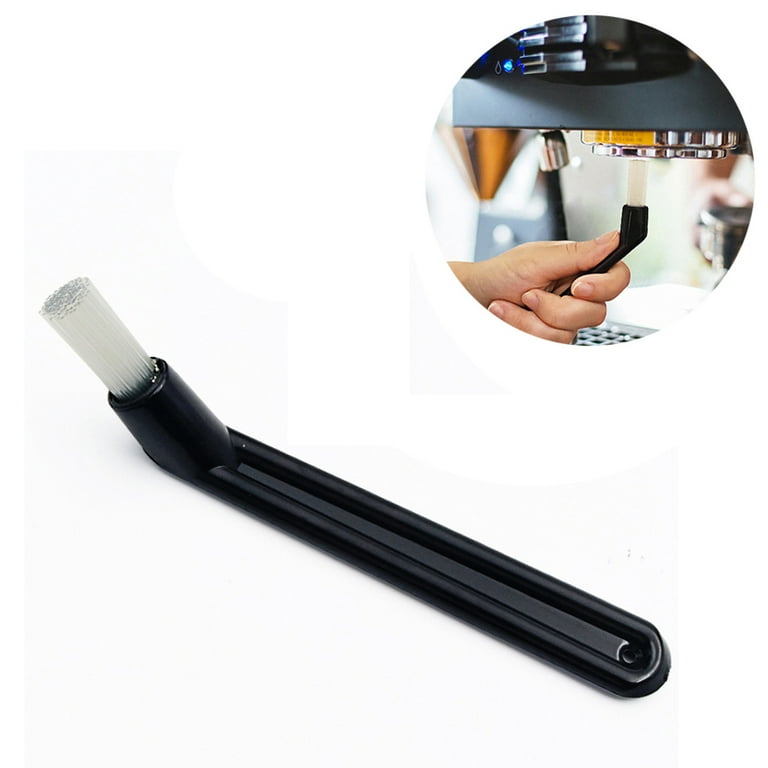 Bend Head Nylon Coffee Machine Cleaning Brush Cleaner Tools for