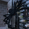thumbnail image 6 of Ayieyill 60 In Giant Spider Halloween Decorations Outdoor, Scary Large Spider for Halloween Yard Decorations, Haunted House Props, 2pc, 6 of 9