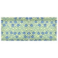 thumbnail image 3 of Linen Kitchen Curtains Blueberry Zigzag Tier Curtains Tier Kitchen Living Room Bedroom Balcony 2 Panels 27x24 Inch, 3 of 9