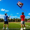 thumbnail image 3 of Wicked Kites Ready 2 Fly XXL Premium 3D Eagle Kite 53" Pop-Up Ripstop Fabric, 3 of 10