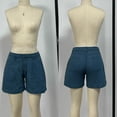 thumbnail image 4 of Jamicy Women's Denim Shorts Summer Casual Comfortable Buttoned High Waisted form-Fitting Stretchy Lounge Shorts with Pockets, 4 of 7