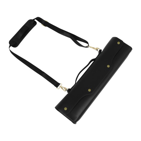 yotijay Flute Bag Lightweight Synthetic Leather Stylish Sturdy Flute Protection Case for 16 Hole