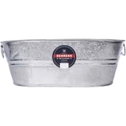 Behrens 1-OV Wash Tub, 7.5 gal Capacity, Steel Galvanized