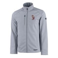 thumbnail image 2 of Men's Cutter & Buck  Gray Minnesota Golden Gophers Vault Evoke Eco Softshell Recycled Full-Zip Jacket, 2 of 3