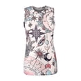 thumbnail image 4 of Camiseta holgada sin mangas con cuello redondo y estampado de moda para mujer Pompotops lopia993693, 4 of 5