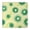 Green Yellow Dandelion, variant on Colorful Rainbow Tie Dye Spiral Pattern Square Fitted Tablecloth with Elastic Edge,Square Table Cover,Washable Elastic Table Cover for Home Kitchen Party Decor 34"x34"