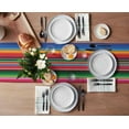 thumbnail image 3 of Colorful Mexican Stripes Table Runners Kitchen Runner Dinning Wedding Table Decoration Coffee Table Rustic Home Tablecloth, 3 of 5