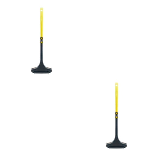 maskred Plastic Wide Application Glass Window For Home And Office Comfortable Handle Dual Wet Dry yellow green 2Set