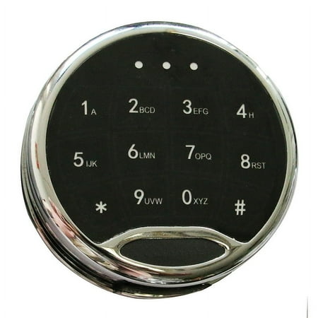 Touch screen round safe electronic password lock gun cabinet lock u-shaped metal panel safe electronic lock
