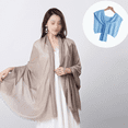 thumbnail image 4 of Vestido de noche cruzado de cachemir, 4 of 5