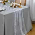 thumbnail image 2 of Table Runner Snowkingdom, 3 unidades, 70 x 305 cm, purpurina plateada, 2 of 9